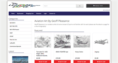 Desktop Screenshot of leadingedgeaviationart.co.uk