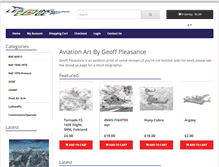 Tablet Screenshot of leadingedgeaviationart.co.uk